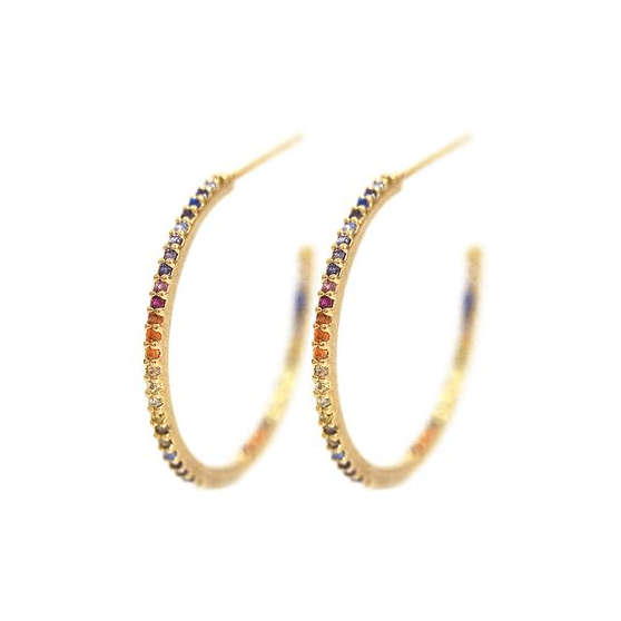 Medium Rainbow Hoop